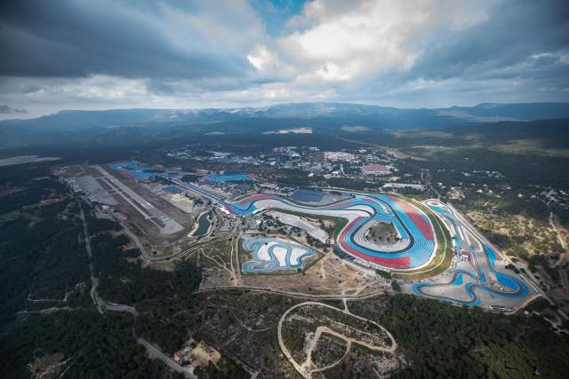 Vue Circuit Paul Ricard depuis le grand prix hôtel