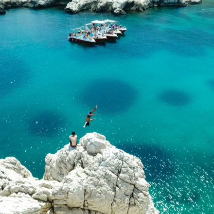 Excursion en bateau dans les Calanques de Cassis